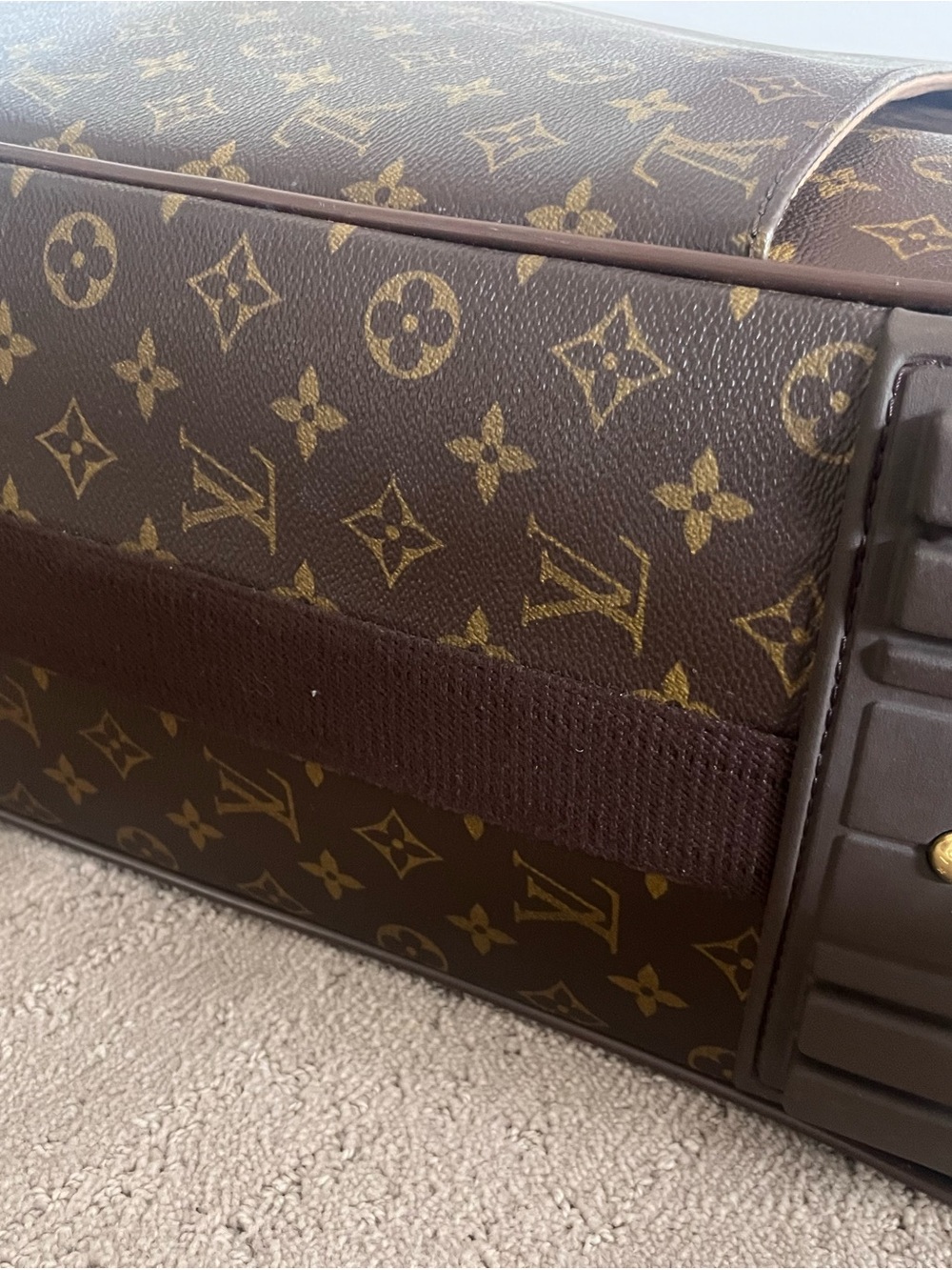 Louis Vuitton Monogram Pegase Rolling Suitcase - Vintage Carry-On - Picture 5 of 7